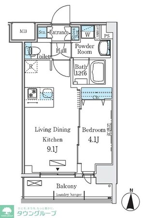 ディームス東陽町IIの物件間取画像